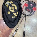 راکت بدمینتون فوکس جفتی یک تیکه کربن اعلا