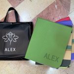 مت یوگا 6 میل تاشو TPE بدون خط ALEX با کاور